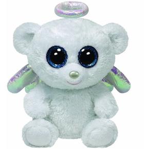 Beanie Boos – Peluche 15 Cm – Oso Blanco Con Halo