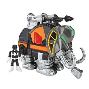 Fisher Price – Imaginext Power Rangers – Ranger Negro Y Mastodon Zord