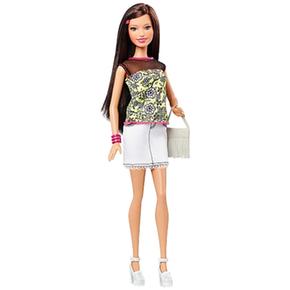 Barbie – Muñeca Raquel Fashionista Falda Blanca