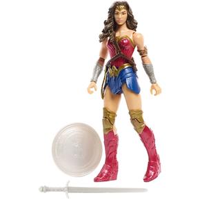 Liga De La Justicia – Wonder Woman Espada Y Escudo – Figura Básica 15 Cm