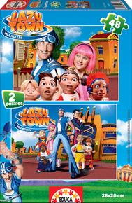 Puzzle Lazy Town 2×48 Piezas