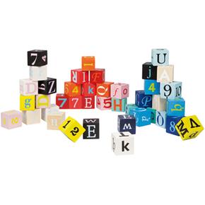 Maleta Kubix 40 Cubos Letras Y Numeros Janod