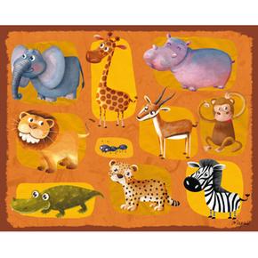 Puzzle Animales De La Jungla De 24 Piezas Janod