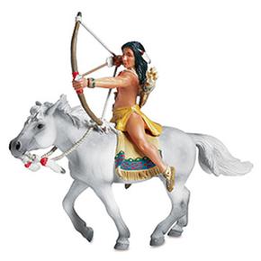 Arquero Sioux A Caballo/sioux Chief On Horse