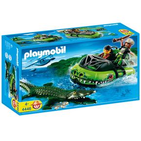 Hovercraft Con Cocodrilo Playmobil