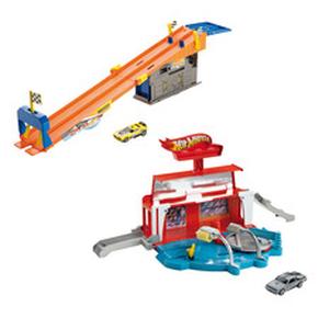 Circuitos Taller Y Lavadero Hot Wheels Mattel