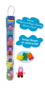 Peppa Pig Set Display Construcción En Tubo