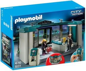 Playmobil Banco Con Caja Fuerte