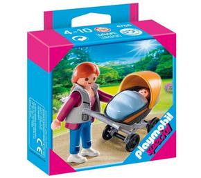 Playmobil Mamá Con Carrito