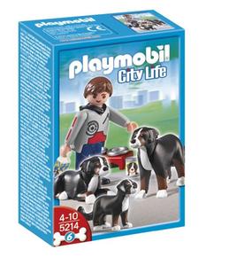 Playmobil Perros De Montaña Con Cachorro