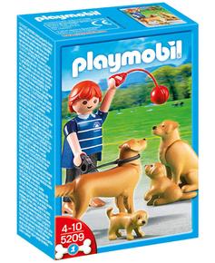 Playmobil Golden Retrievers Con Cachorros