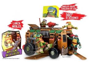 Tortugas Ninja Vehículo Shell Raiser Van  + 1 Figura Exclusiva