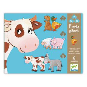 Puzzle Gigante Progresivo Animales Amigos