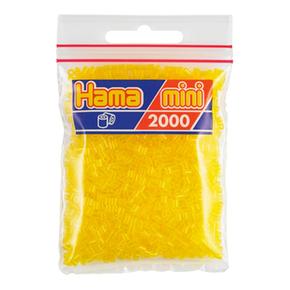 Hama Mini Bolsa 2000 Perlas Amarillo Translúcido