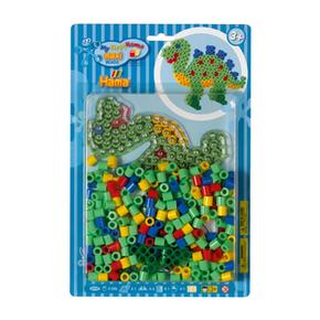 Hama Maxi 250 Perlas Y Plantilla Dinosaurio