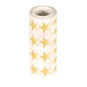 Rollo Gomettes Estrellas Oro