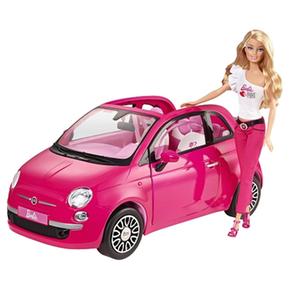 Barbie – Barbie Y Su Fiat 500 Rosa