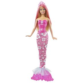 Barbie – Muñeca Sirena Rubia/rosa