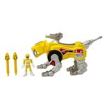 Fisher Price – Imaginext Power Rangers – Ranger Amarillo Y Zord Dientes De Sable-1