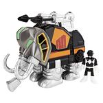 Fisher Price – Imaginext Power Rangers – Ranger Negro Y Mastodon Zord-1