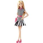 Barbie – Muñeca Barbie Fashionista Vestido Blanco Y Negro-1