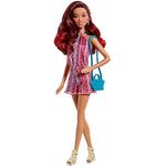 Barbie – Muñeca Barbie Fashionista Morena Mono Pantalón Corto-1