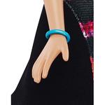 Barbie – Muñeca Fashionista Vestido Negro Con Flores-2