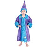 Disfraz De Mago Purpura Y Azul 2 A 6 Años