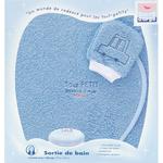 Sucre Dorge Capa De Baño Para Bebe Azul Con Guante-1