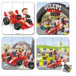 Maleta 4 Puzzles Formula 1 De Gabin-1