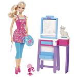 Muñeca Barbie Quiero Ser Profesora De Dibujo Mattel