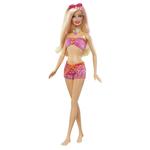 Muñeca Barbie Beach Bañador Rosa Mattel