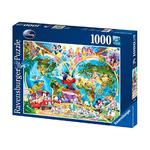 - Puzzle 1000 Piezas – Mapa De Disney Ravensburger