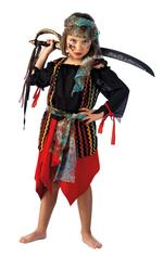 Disfraz Niña Pirata Malvada Talla 4 (7-9 Años)