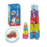 Cubos Apilables De Madera Mickey Mouse Club House Diset