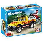 Pick-up Con Quad De Carreras Playmobil