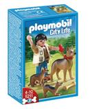 Playmobil Pastor Alemán Con Cachorros