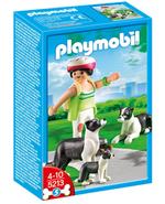 Playmobil Border Collies Con Cachorro