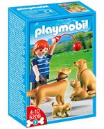 Playmobil Golden Retrievers Con Cachorros