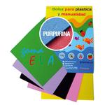 Placas Material Goma Eva Purpurina Surtido A4