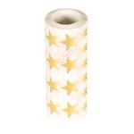 Rollo Gomettes Estrellas Oro